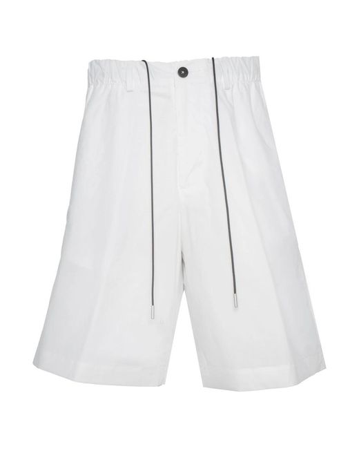 Low Brand White Casual Shorts for men