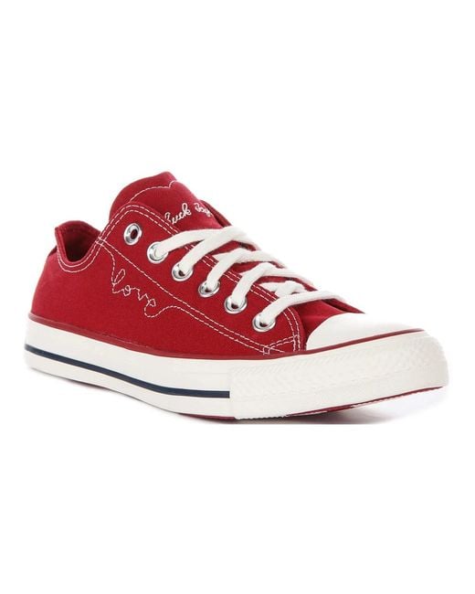 Converse Red Sneakers