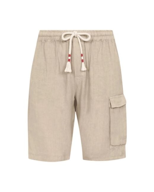 Mc2 Saint Barth Natural Casual Shorts for men