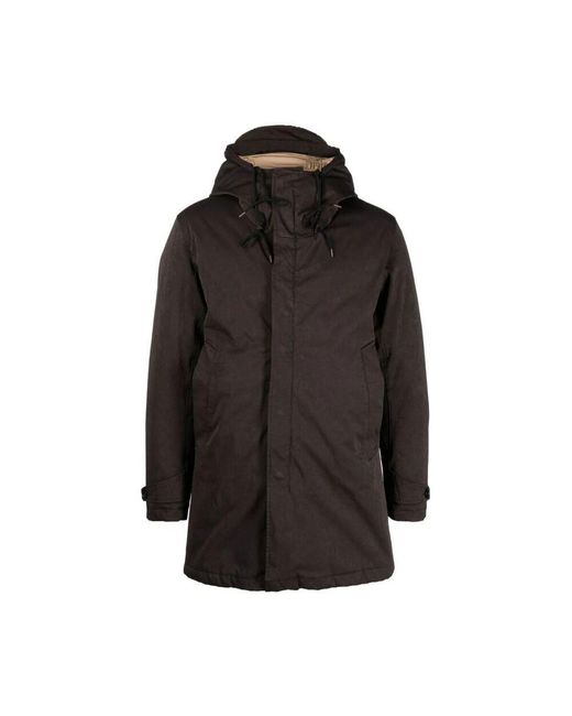 C P Company Black Parkas for men