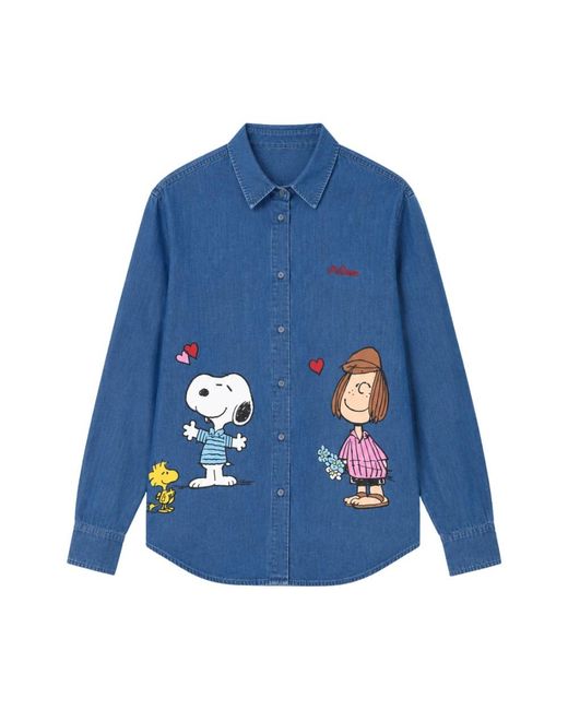 Mc2 Saint Barth Denim Shirt in het Blue