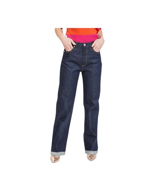 Nine:inthe:morning Blue Wide Jeans