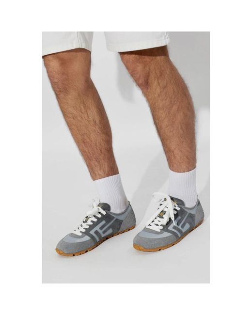 Balmain Gray Sneakers for men