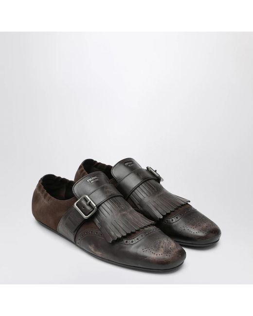 Prada Scarpe Stringate in Black für Herren