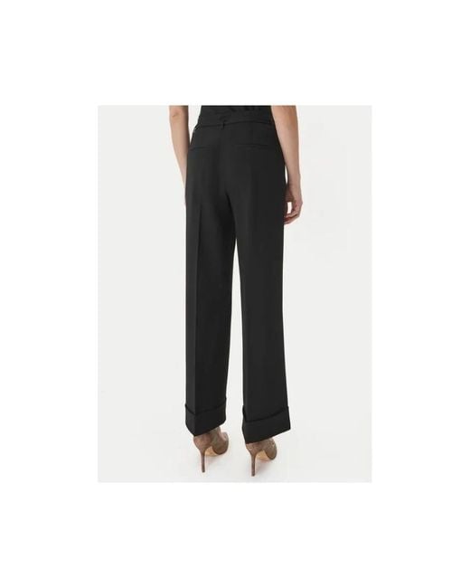 Guess Black Straight Trousers