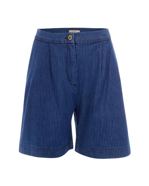 Sessun Blue Casual Shorts