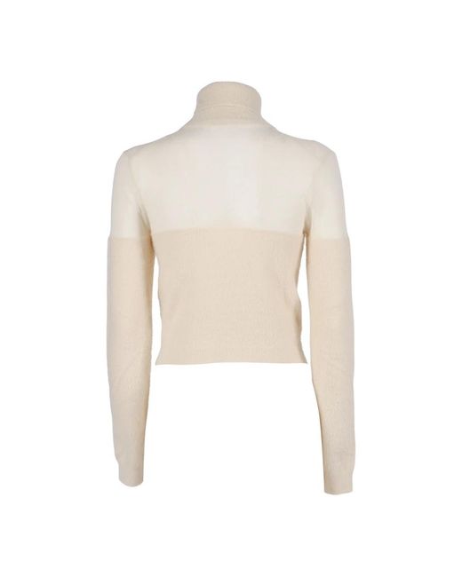 Elisabetta Franchi White Turtlenecks