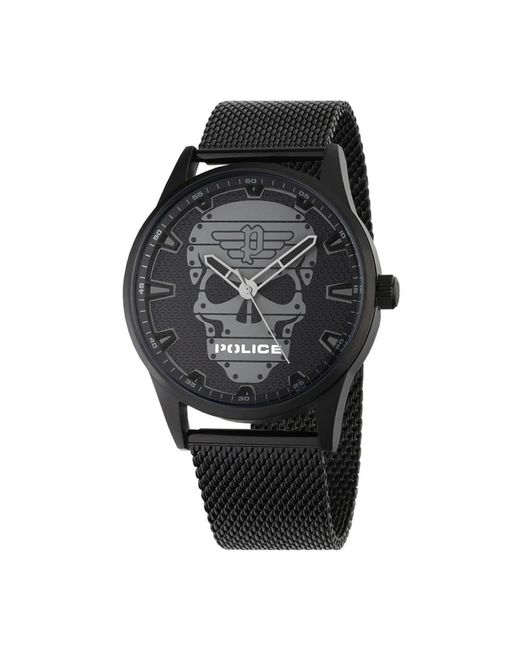 Police Black Watches for men