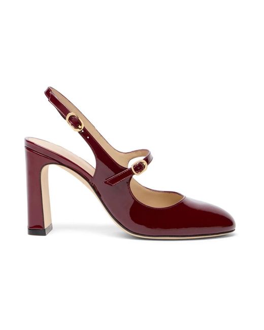 Stuart Weitzman Pink Babette Mary Jane Slingback 85