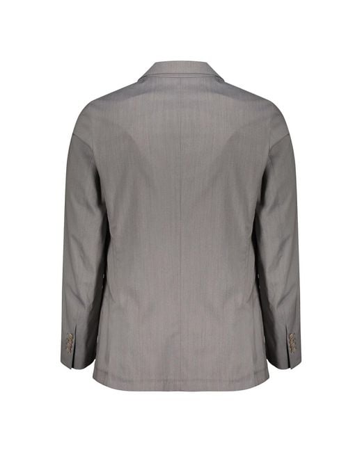 Fedeli Gray Blazers for men