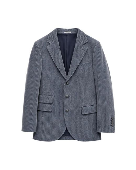 Brunello Cucinelli Blue Blazers for men