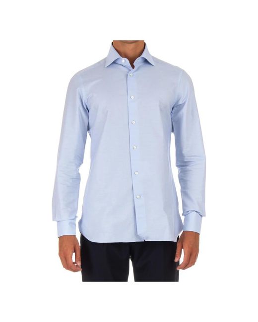 Zegna Blue Formal Shirts for men