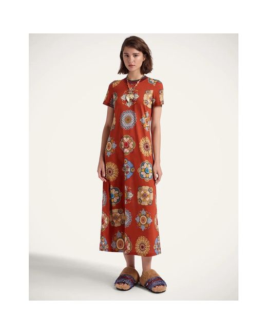 Midi Dresses LaDoubleJ de color Red