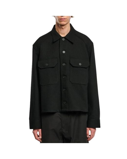 Light Jackets Studio Nicholson pour homme en coloris Black
