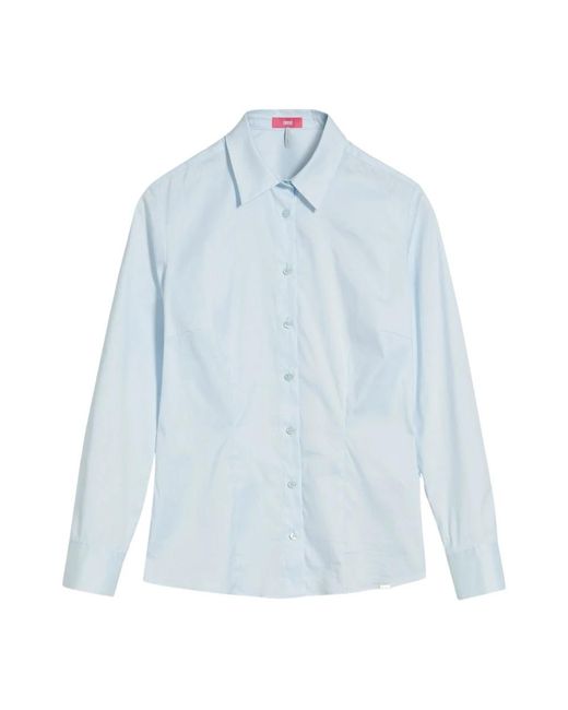 Cinque Overhemden ,Blauw ,Wol Shirts in het Blue