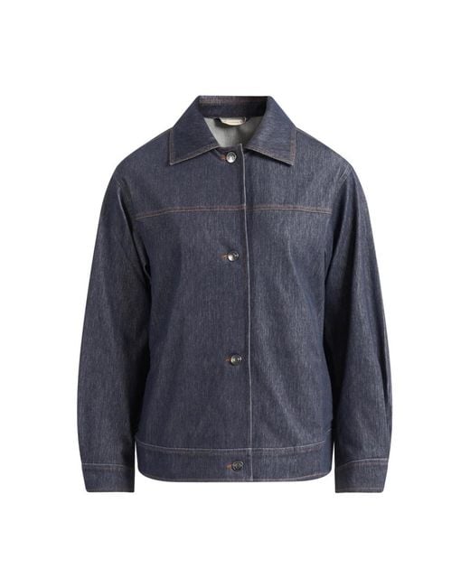 Max Mara Blue Denim Jackets