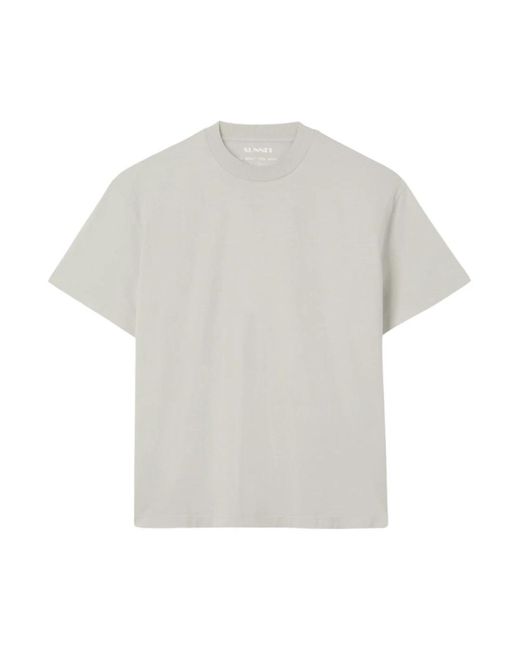 T-shirt in jersey di cotone di Sunnei in White da Uomo