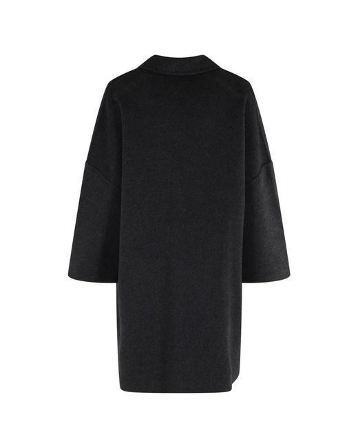 Semicouture Single-Breasted Coats in het Black
