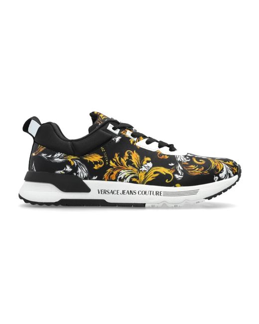 Versace Jeans Couture Sneakers mit barocco-print in Black für Herren