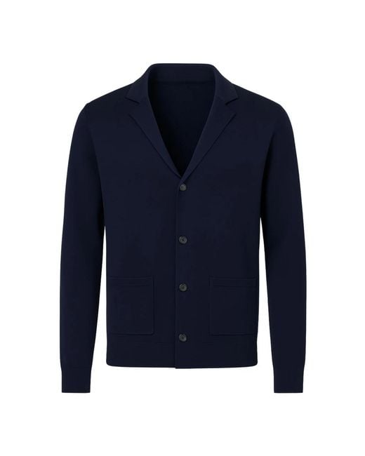 Paolo Pecora Cardigan Jacke in Blue für Herren