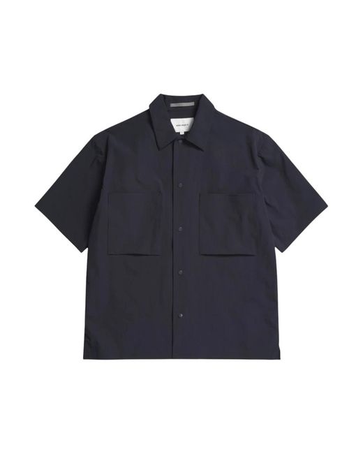 Short Sleeve Shirts Norse Projects de hombre de color Blue