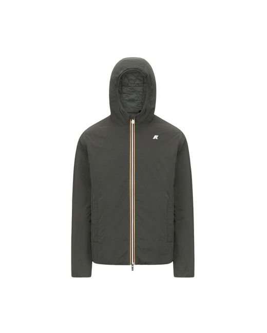 K-Way Jack Plain Warm Jacket in het Green voor heren