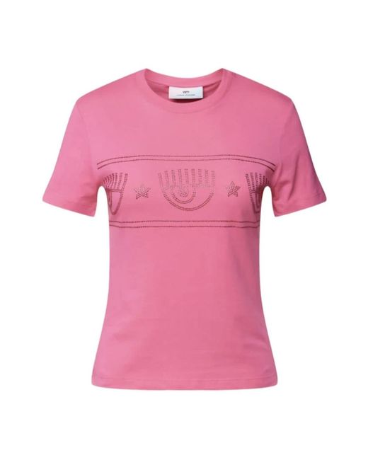 Chiara Ferragni Pink T-Shirts