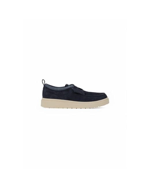 Clarks Blue Laced Shoes for men