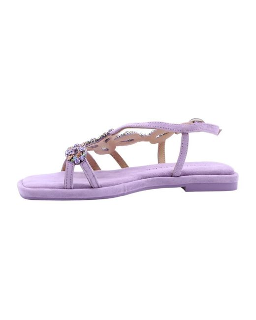 Alma En Pena. Purple Stylische sandale kitzbuhel