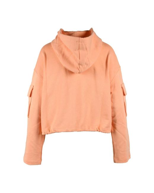 Jersey De Punto De Algodón, Mujer, Talla MSGM de color Orange