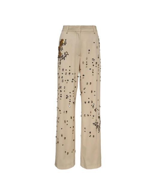 Dries Van Noten Natural Wide Trousers