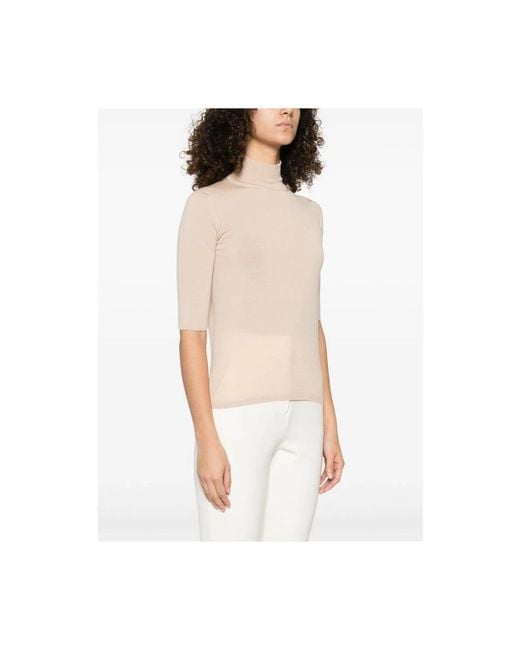 Max Mara Natural Turtlenecks