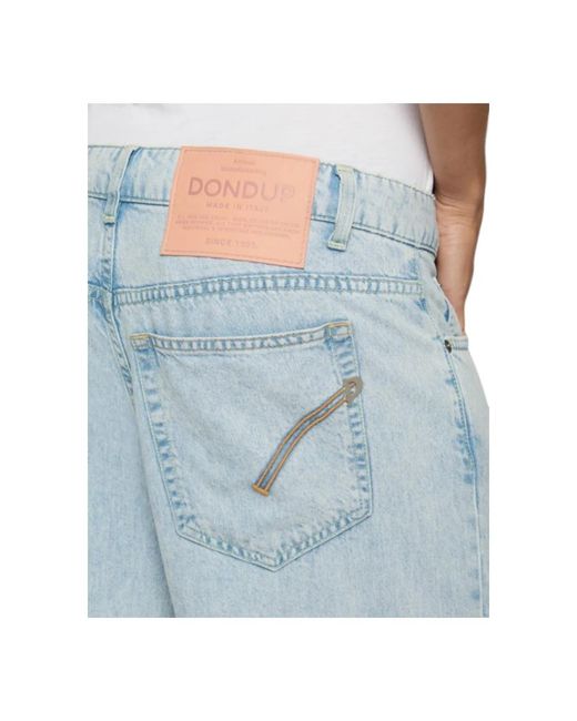 Dondup Blue Straight Fit Jeans