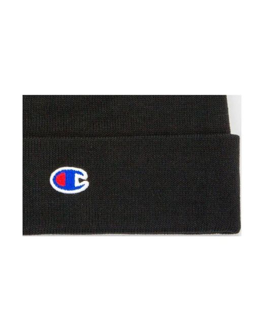 Beanies di Champion in Black da Uomo