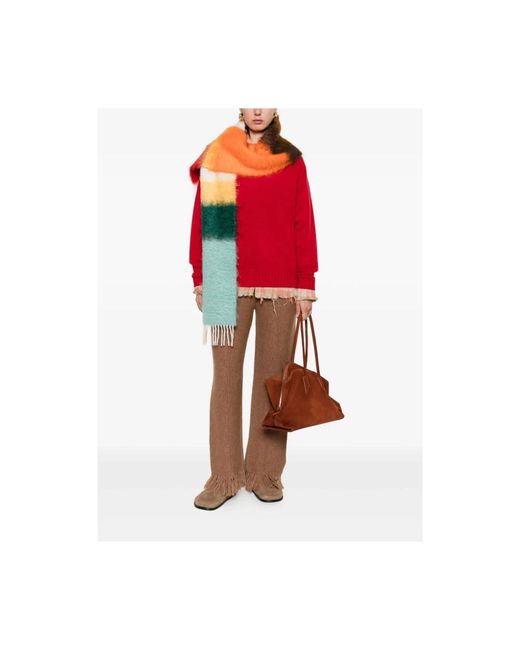 Carven Red Round-Neck Knitwear