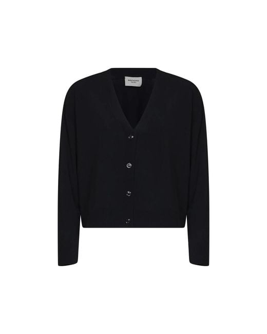 Cardigans Weekend by Maxmara de color Black
