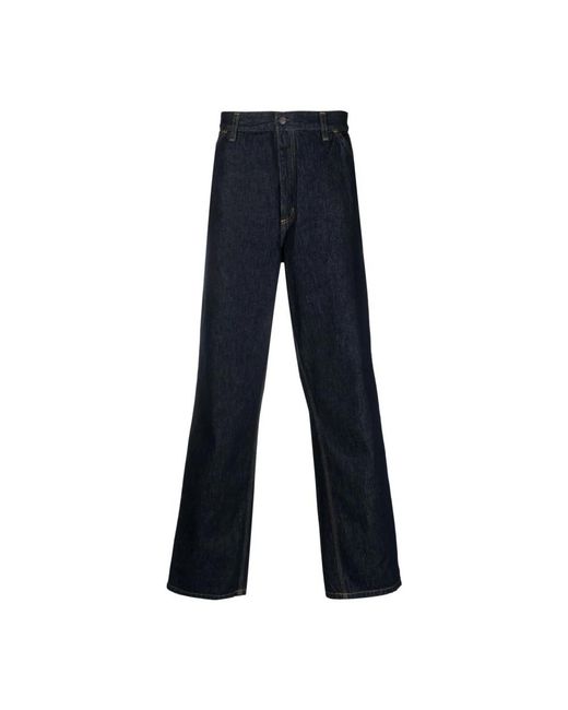 Carhartt Blue Straight Jeans for men