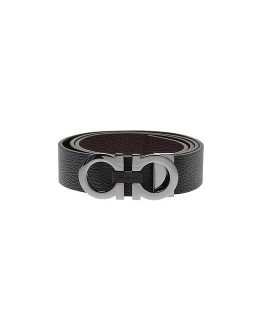 Ferragamo Black Belts for men