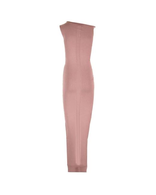 Rick Owens Pink Maxi Dresses
