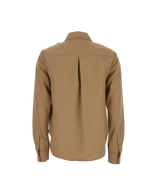 Michael Kors Brown Hemd mit taschen frau