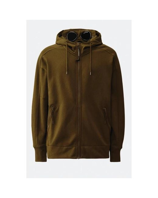 C P Company Green Zip-Throughs for men