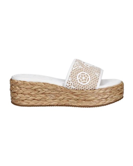 Guess White Binata Slide