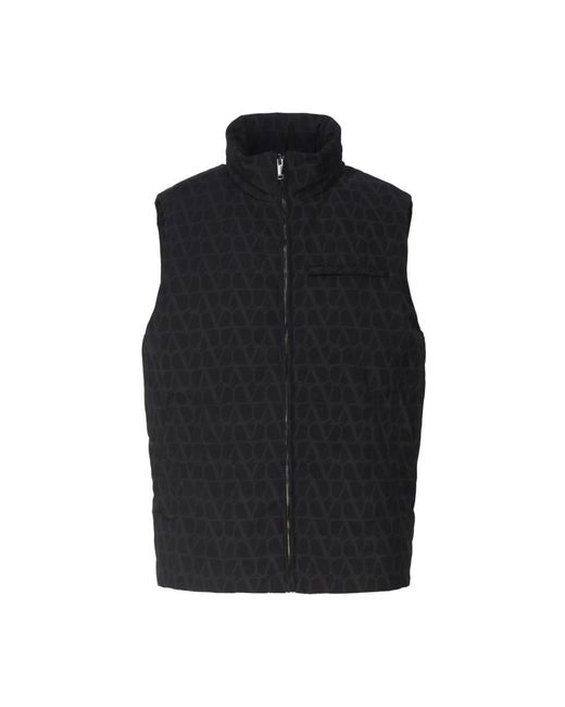 Valentino Garavani Black Waistcoats for men