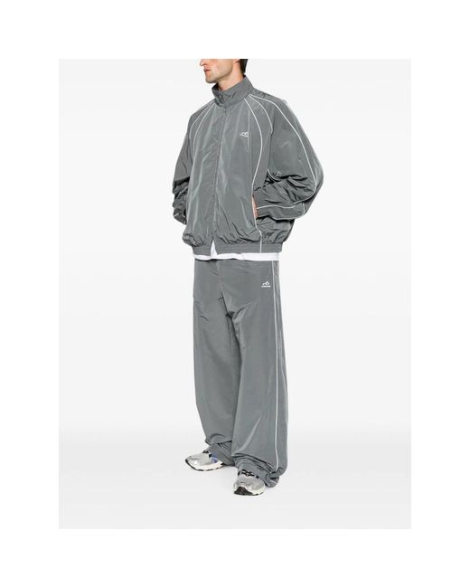 Balenciaga Gray Zip-Throughs for men