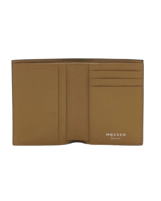 Alexander McQueen Herren Geldbörsen, Geldbörse Herren, Stilvoll in Black für Herren
