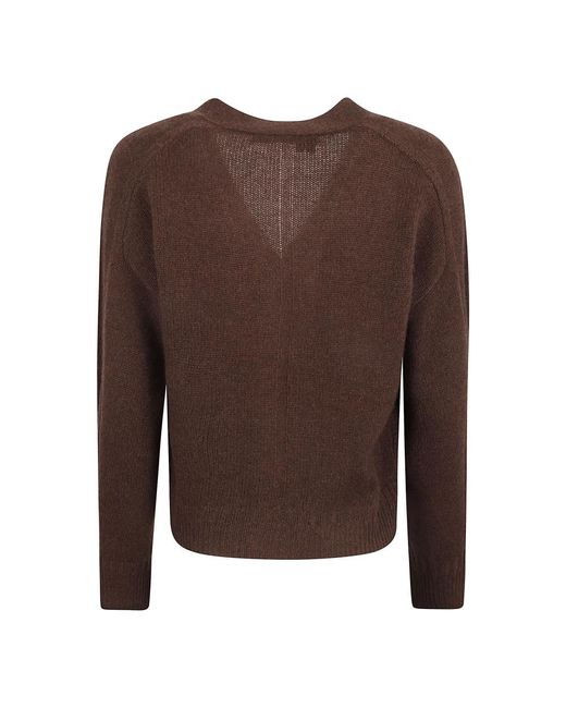 360cashmere Brown Kenzie boxy pullover
