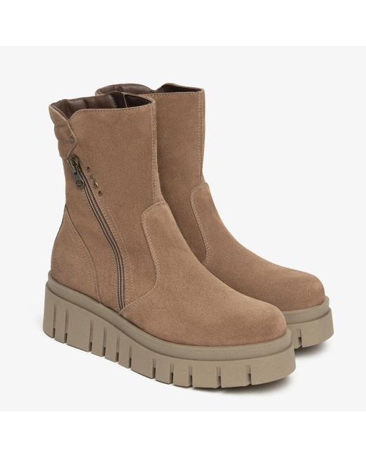Nero Giardini Brown Ankle Boots