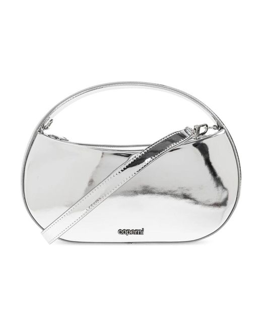 Coperni White Handtasche mini soudn swipe
