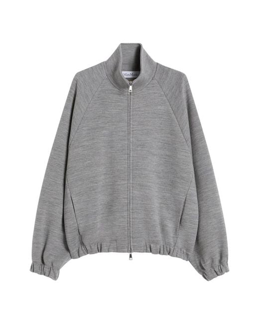 Max Mara Gray Zip-Throughs
