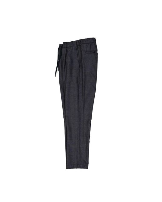 Herno Blue Wide Trousers for men